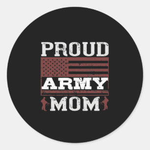 軍誇りを持った母 ラウンドシール