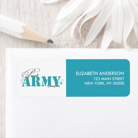 軍誇りを持った母 ラベル (インサイチュ)