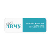 軍誇りを持った母 ラベル (正面)