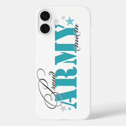 軍誇りを持った母 Case-Mate iPhoneケース (裏面)