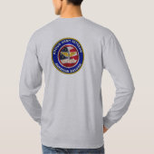 軍誇りを持った用航空退役軍人 Tシャツ (裏面)