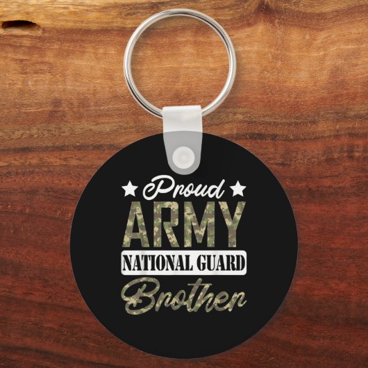 軍誇りを持った衛兄弟軍隊家 キーホルダー (正面)