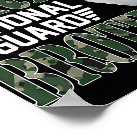 軍誇りを持った衛兄弟軍隊家 ポスター (角)