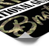 軍誇りを持った衛兄弟軍隊家 ポスター (角)