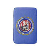 軍誇りを持った退役軍人歩兵 バスマット (正面縦)