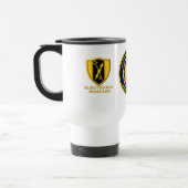 軍誇りを持った退役軍人電子戦 トラベルマグ (左)