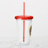 軍誇りを持った退役軍人騎兵 アクリルタンブラー (右)