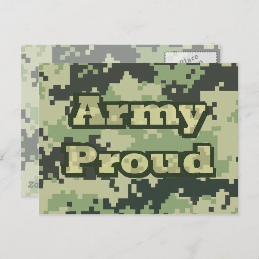 軍誇りを持った ポストカード (正面/裏面)