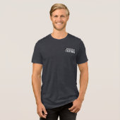 軍警察兄弟団ベテラン・スカル トライブレンドTシャツ (正面全面)