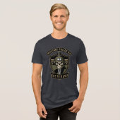 軍警察K9退役軍人 トライブレンドTシャツ (正面全面)