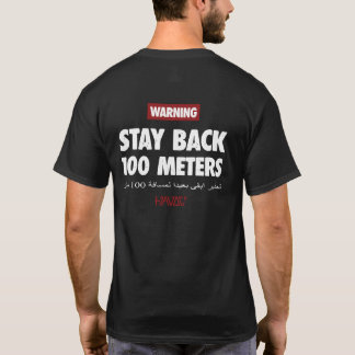 軍退役軍人向けブラックTシャツ 100メートル Havoc7 Tシャツ