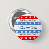 軍隊ありがとう 缶バッジ (正面&裏面)