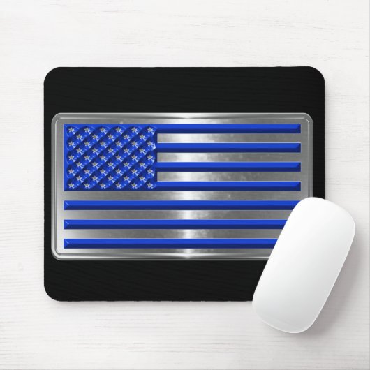 軍隊および法執行米国国旗の献上品 マウスパッド (マウス)