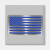 軍隊および法執行米国国旗の献上品 マグネット (正面)