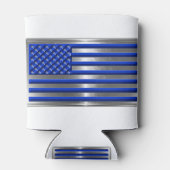 軍隊および法執行米国国旗の献上品 缶クーラー (裏面)