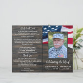 軍隊お祝い生活予算葬儀プログラム (スタンド正面)