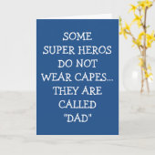 軍隊での「私の英雄」パパへの父の日 カード (黄色い花)