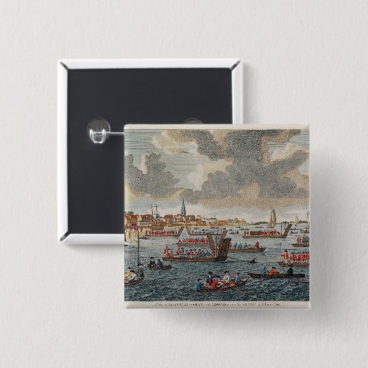 軍隊とのGravesendの眺め 缶バッジ (正面&裏面)