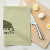 軍隊のアルマジロ項目 キッチンタオル (四つ折り)