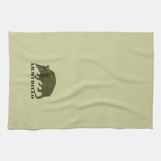 軍隊のアルマジロ項目 キッチンタオル (横)