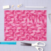 軍隊のカムフラージュのピンクパターン背景 薄葉紙 (クラフト)