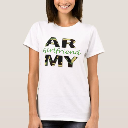 軍隊のガールフレンド Tシャツ (正面)