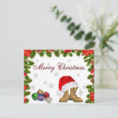 軍隊のクリスマスポストカード シーズンポストカード (スタンド正面)