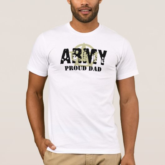 軍隊のパパのワイシャツ Tシャツ (正面)