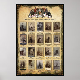 軍隊のビクトリアン種類 ポスター