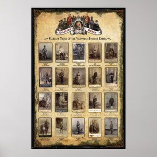 軍隊のビクトリアン種類 ポスター