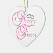 軍隊のフィアンセのオーナメント セラミックオーナメント (左)