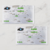 軍隊のベレー帽のフラッシュの退役軍人の名刺 名刺 (正面/裏面)