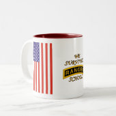 軍隊のレーンジャーの学校タブ-私達は生き延びました-ツートーンマグ ツートーンマグカップ (正面左)