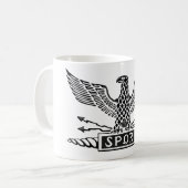 軍隊のワシ コーヒーマグカップ (正面左)