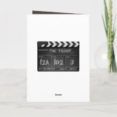 軍隊のヴィンテージの名前入りな挨拶状 カード (裏面)