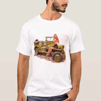 軍隊の上のピン Tシャツ