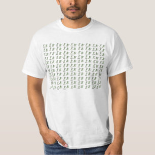 軍隊の人のプリントのワイシャツ Tシャツ