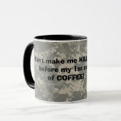 、軍隊の人の平野デジタル、実質のpatc… -カスタマイズ マグカップ (正面左)