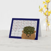 軍隊の兵士をもう一度見ることへの幾日の下のカウント カード (黄色い花)