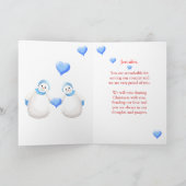 軍隊の娘のための愛国心が強いクリスマスカード シーズンカード (内部)