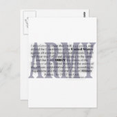 軍隊の宣誓 ポストカード (正面/裏面)