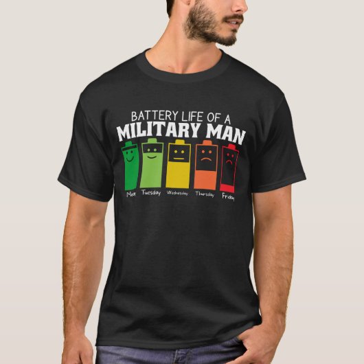 軍隊の寿命 Tシャツ (正面)