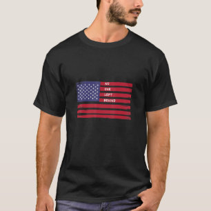 軍隊の後ろ離れに誰も Tシャツ