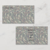 軍隊の森の迷彩の背景を明るくする 名刺 (正面/裏面)