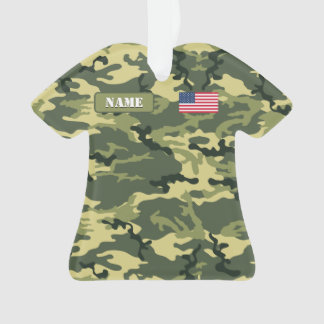 軍隊の森林カムフラージュ オーナメント