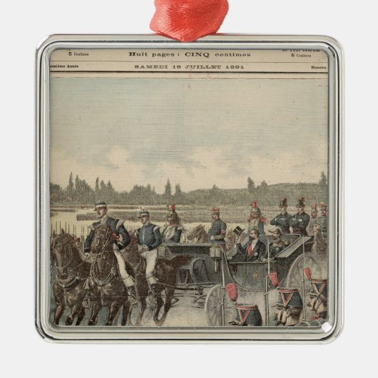 軍隊の検討 メタルオーナメント (正面)