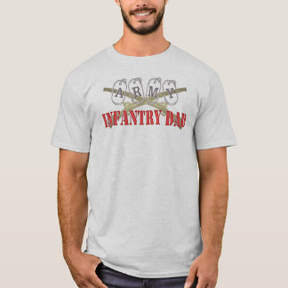 軍隊の歩兵のパパ Tシャツ