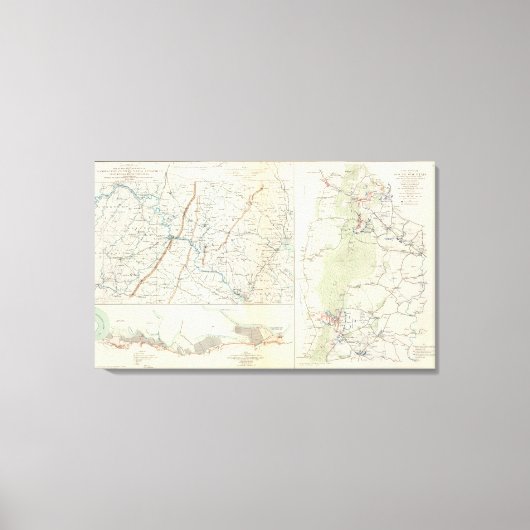 軍隊の洗剤,ペン,アナポリス, NE Va キャンバスプリント (正面)