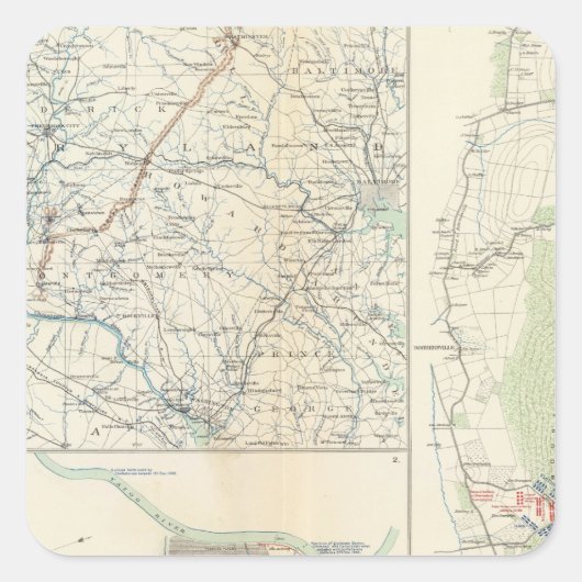 軍隊の洗剤，ペン，アナポリス， NE Va スクエアシール (正面)