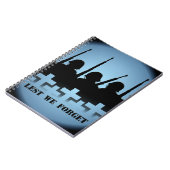 軍隊の献上品ノートが我々の本を忘れ避ける ノートブック (左側)